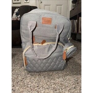 Sunshine Convertible Diaper Backpack Portable Baby Changing Station Bassinet